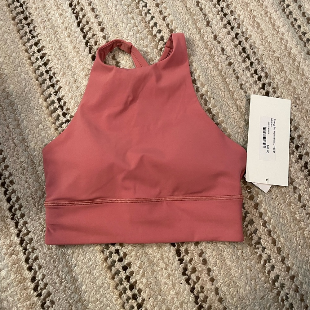 Lululemon high neck long line energy bra